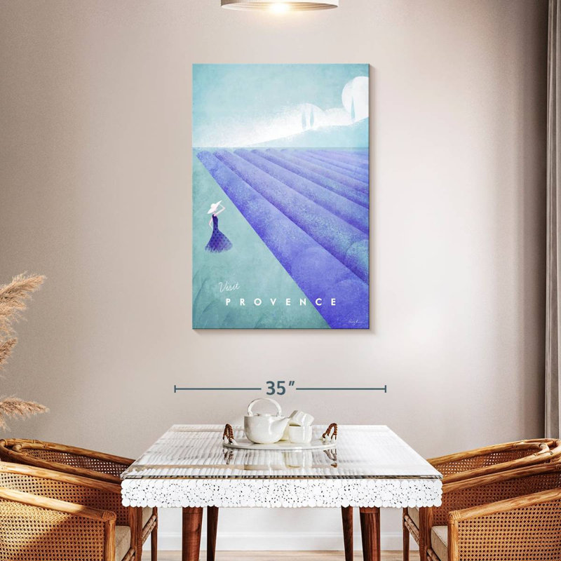 Affiche de voyage rétro Aime Provence, H 45 po x l 30 po