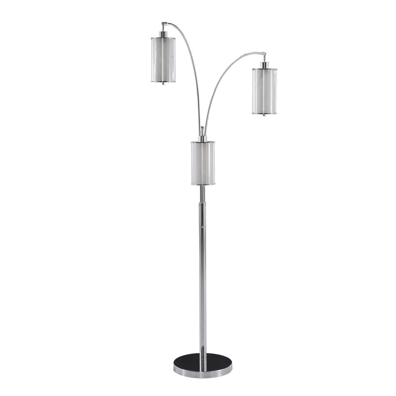 Efraín 78'' Chrome LED Tree Floor Lamp
