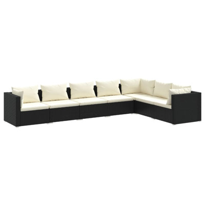 27.6" Wide Rectangle Patio Sectional Set with Cushions by Latitude Run