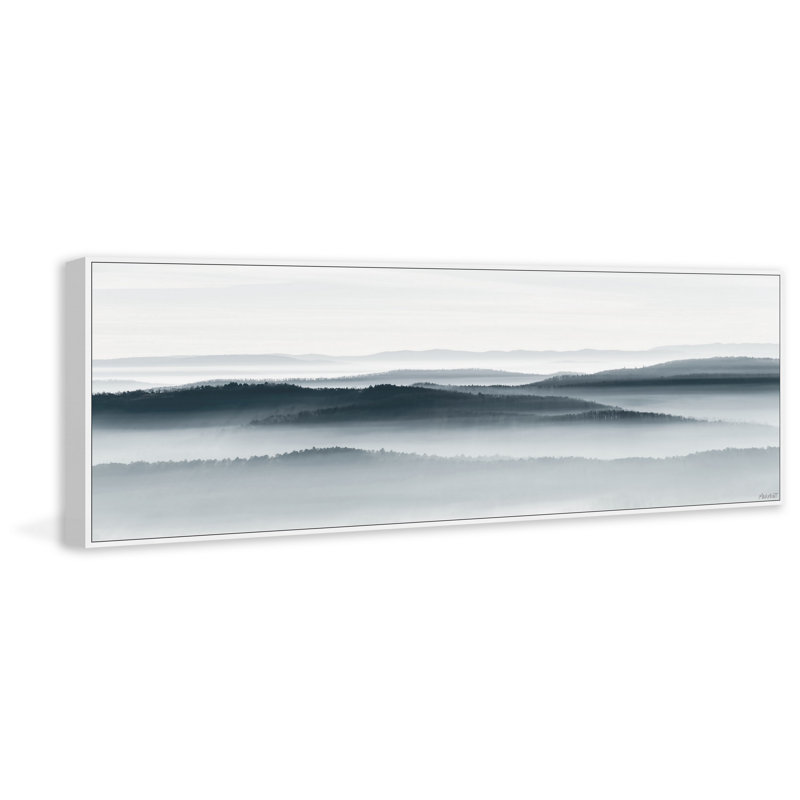 Floating Above - Print, White Floater Frame Canvas, 25cm H x 76cm W x 3.81cm D