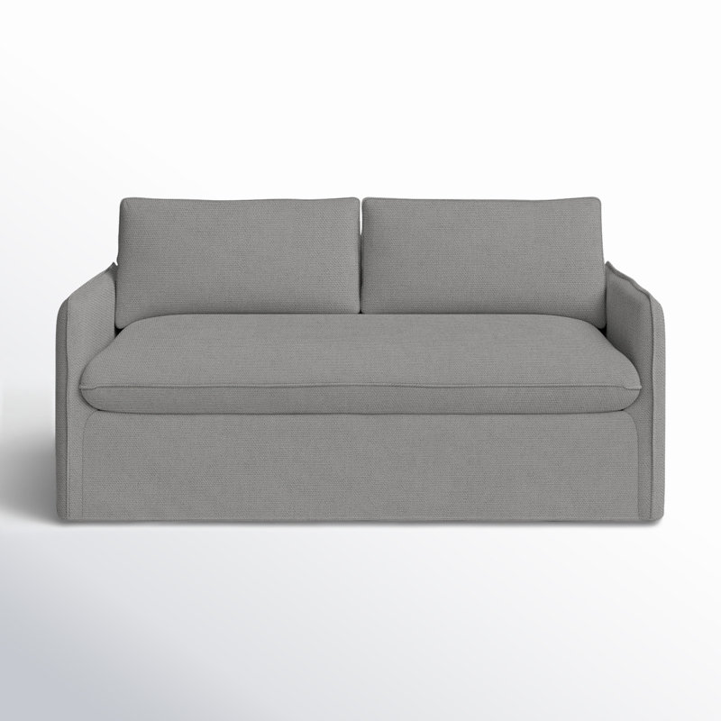 Canapé Bellatrix, Toile gris clair Bayou