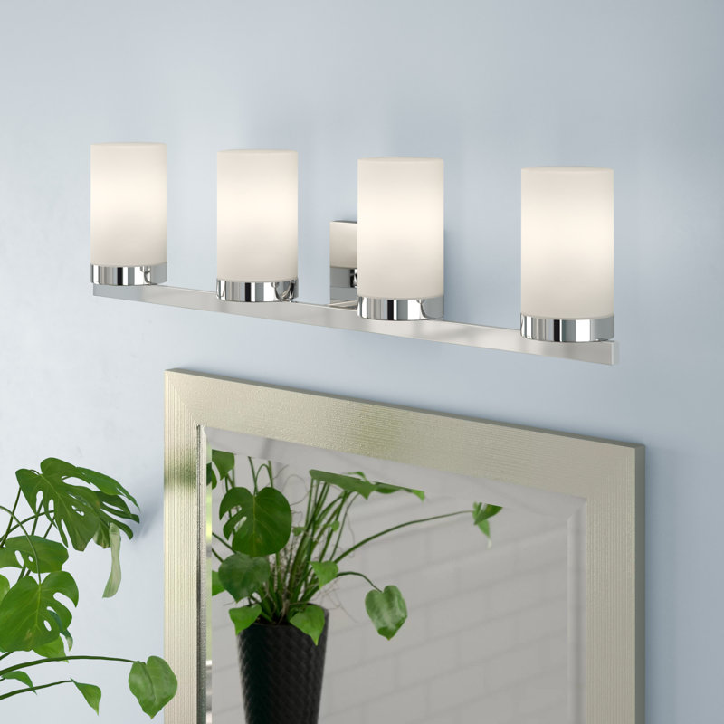 Bergan 4 - Light Dimmable Chrome Vanity Light