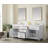 Maddison 72.5'' Double Vanity with Backsplash-2065201255