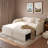 Upholstered Daybed With Pop-up Trundle And Usb Charging Ports-2090148726
