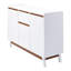 Solid Wood Rectangle Accent Cabinet
