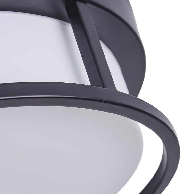 Plafonnier encastré rond 2 lumières Arath