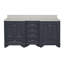 Ensemble de meuble-lavabo double 72 po Loughlam-1637396354-1637396357