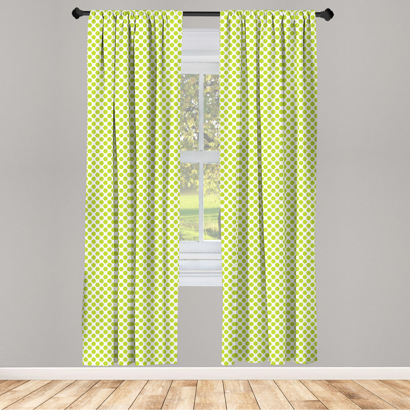 Semi-Sheer Rod Pocket Curtain Panel, 28" x 84"