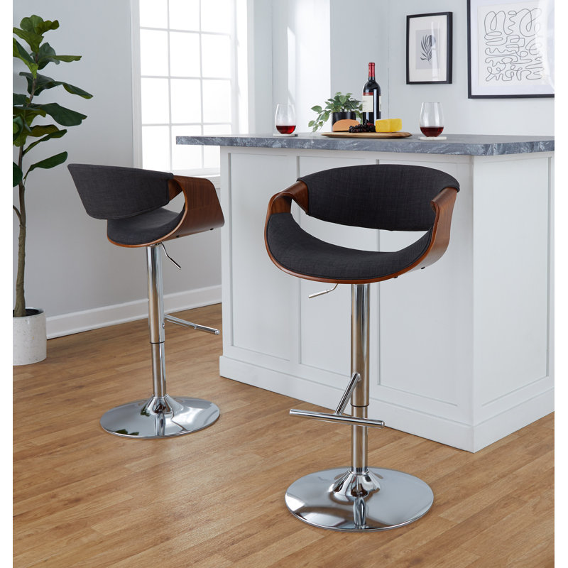 Tabouret pivotant à hauteur réglable Arshad