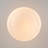 Single-Light Ribbed Milk Glass Flush Mount