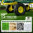 CAPHAUS Metal Garden Cart, w/ 180° Adjustable Yellow Handle, w/ Mat and Strap, 880 lbs Capacity-95773223