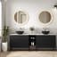 Meuble-lavabo moderne (doit inclure le meuble-lavabo et le lavabo) avec rangement