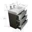 Meuble-lavabo autoportant simple de 30 po avec trop-plein Deandrick pré-assemblé Deandrick-717486855-702358710-697991241