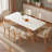 Simple Rectangular Sintered Stone Dining Table Set