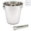 Rink Drink Stainless Steel Ice Bucket & Tongs Set