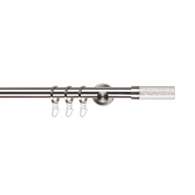 20cm Single Curtain Pole