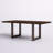 Gaige Solid Wood Top Metal Base Dining Table-716442619