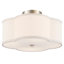 Plafonnier semi-encastré en tissu 4 lumières-1019904924-1019904923