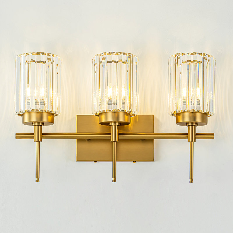 Edgars Dimmable Vanity Light, Gold, 3