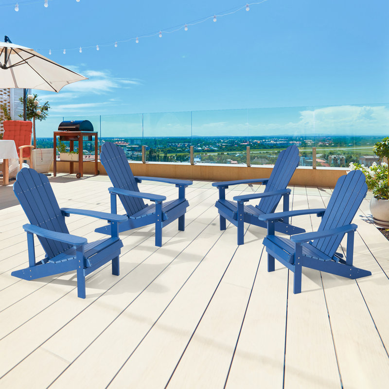Chaise Adirondack Bergenfield, Bleu marine