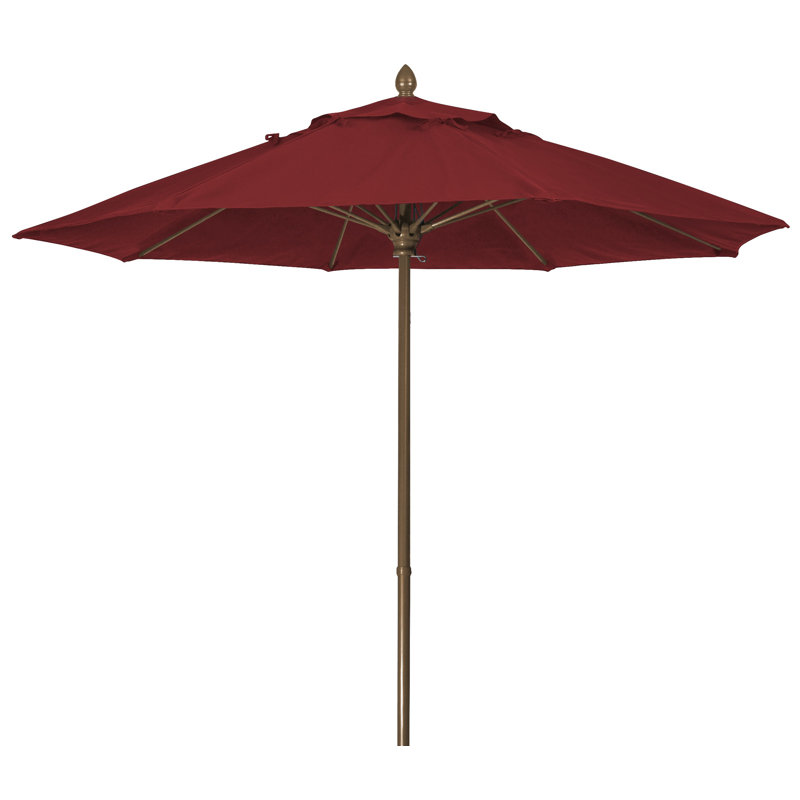 Parasol de marché 7,5 pi Prestige, Bronze champagne, Bourgogne
