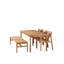 Sammen Outdoor Teak Bench