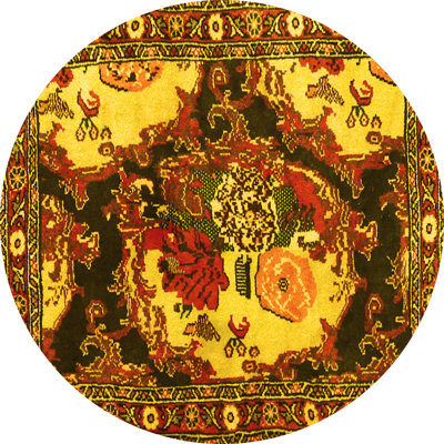 Washable Abstract Indoor Rug
