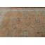 Tapis orange en laine noué à la main de conception unique 1960S 9 pi 1 po x 11 pi 3 po Ishrath