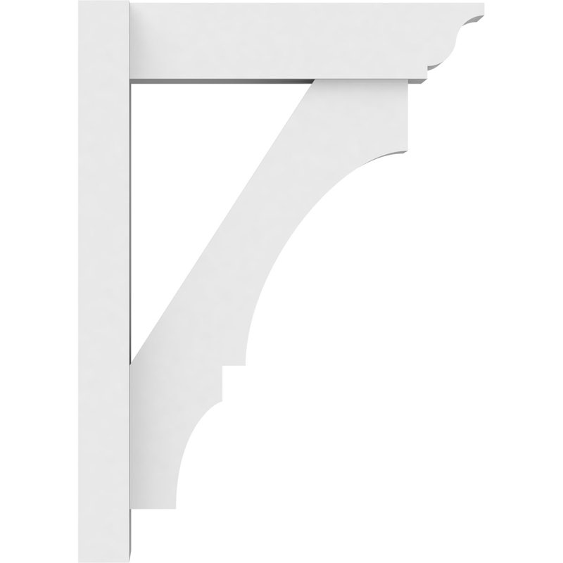 L 5 po x P 16 po x H 22 po Balboa de qualité architecturale en PVC avec extrémités traditionnelles, L 5 po, H 22 po x P 16 po