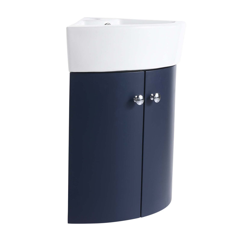 Ensemble de meuble-lavabo de coin pour salle de bain en coin
