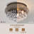 Delainy  20" 5 - Lights  Modern Dimmable Tiered  Unique/Statement Drum Crystal Flush Mount Lighting Fixture For Living Room/ Bedroom-490885503