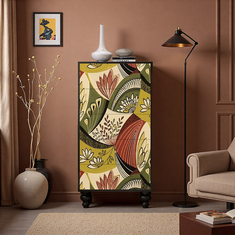 Armoire décorative Elegant, Noir