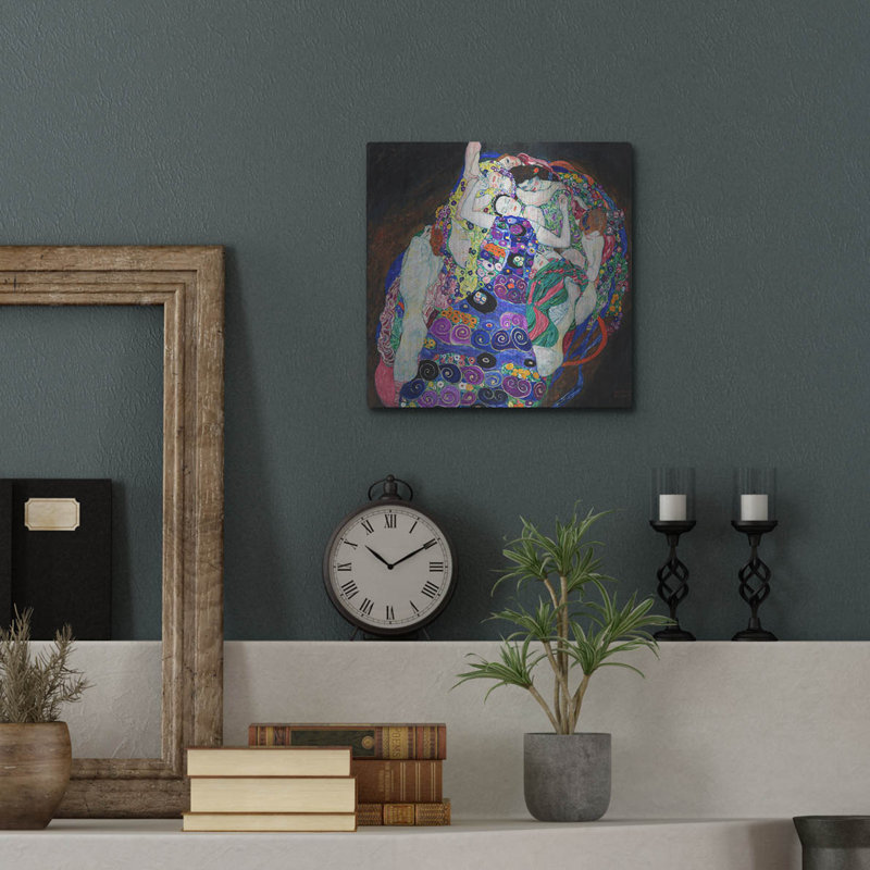 "Vierge" par Gustav Klimt, art mural Vault, H 12 po x l 12 po