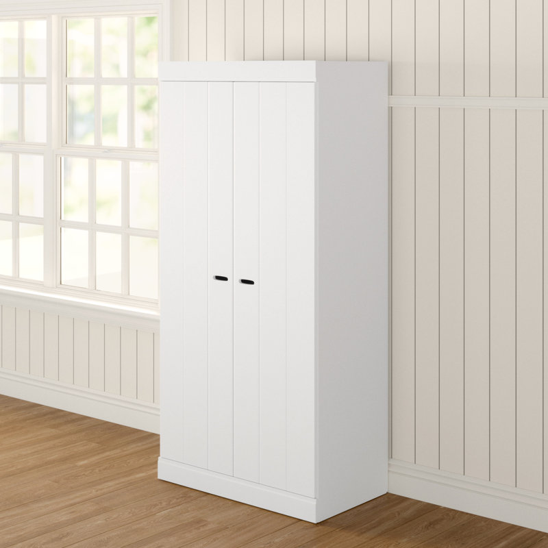 Cedric 2 Door Wood Wardrobe