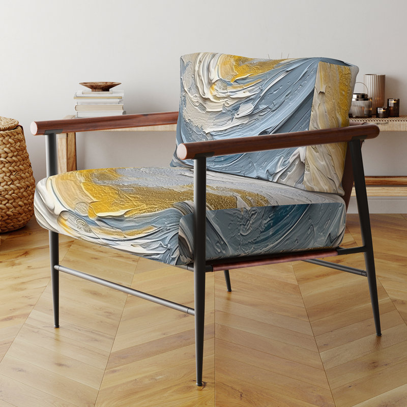 Fauteuil d'appoint Darleene, Noir, noir, noir, noir