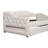 Upholstered Daybed with LED Belt and Trundle-1434402314-1434402312