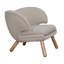 Fauteuil demi-tonneau en tissu Valerie-81800710-81800711