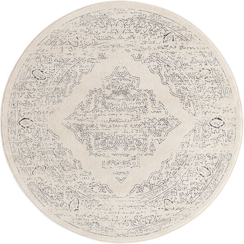 Tapis traditionnel Charian, Rond 5 pi
