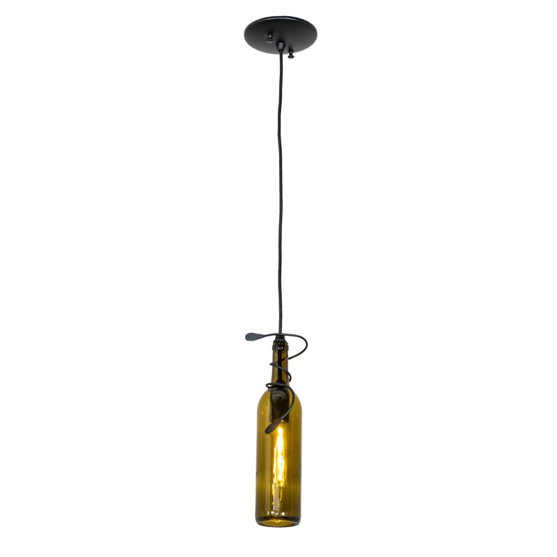 4" Wide Tuscan Vineyard Mini Pendant