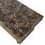Table basse 47 po avec plateau en faux bois imitation marbre, table basse contemporaine rectangulaire avec tiroir cannelé pour le salon, le bureau