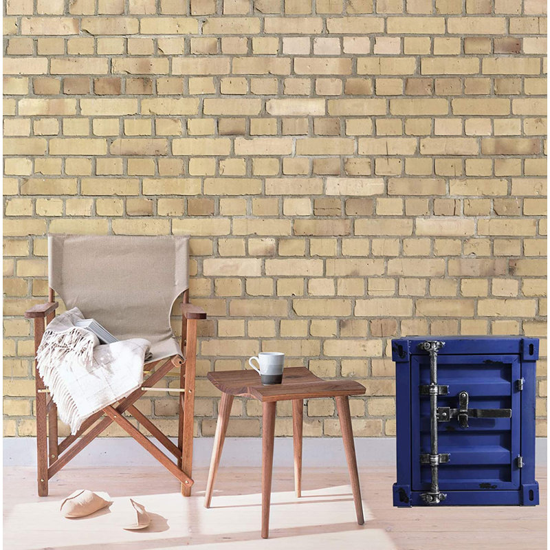 Hubble Floor Shelf End Table, Blue