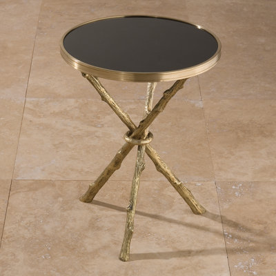 Granite Top End Table