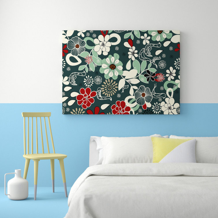 Flowers In Bloom Framed Print - Print on Canvas
