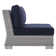 Conway Outdoor Patio Wicker Rattan Armless Chair