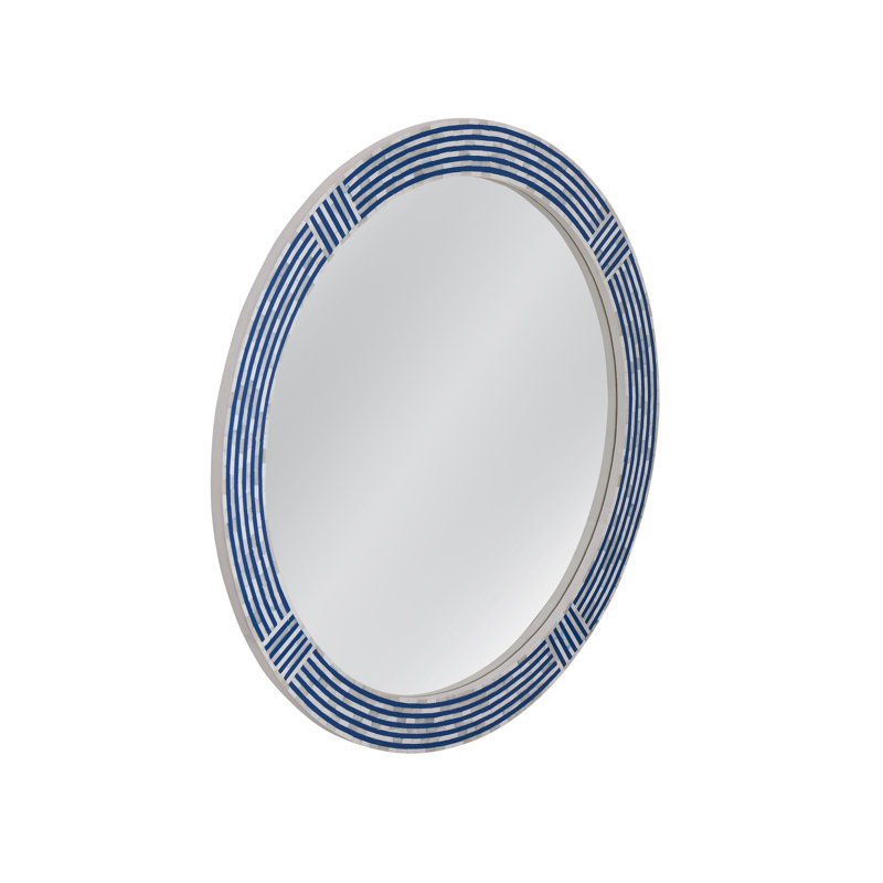  Miroir mural bleu