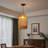 1-Light Teardrop pendant light Seagrass