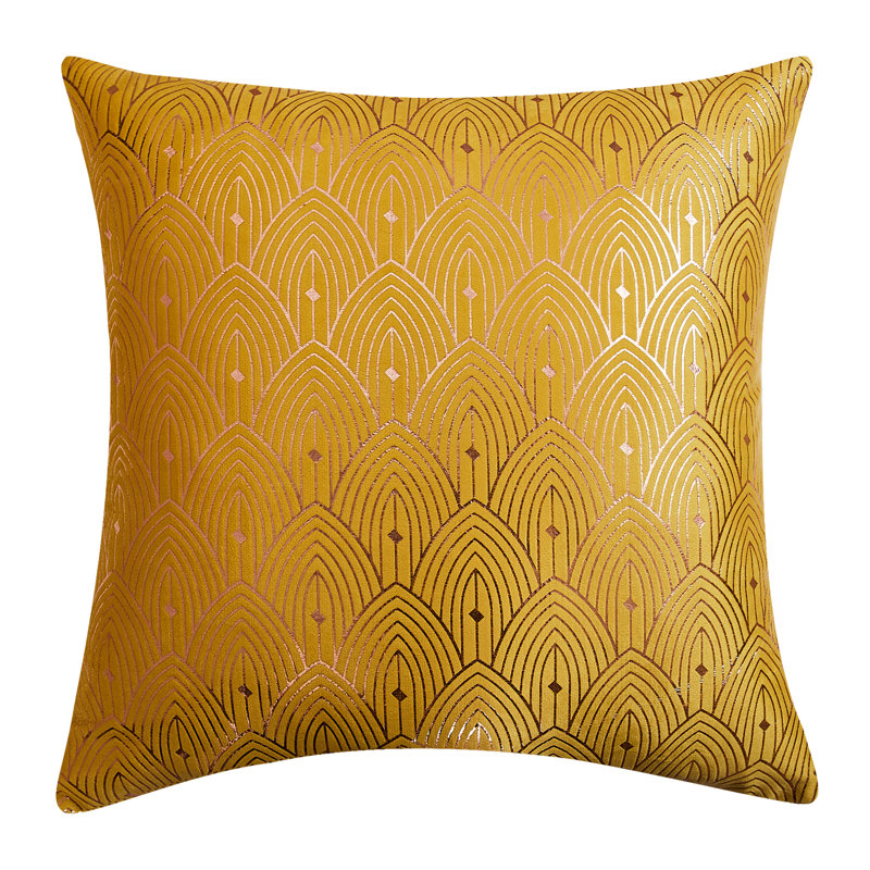 Coussin WARISI, Bleu, Garniture, 18 po x 18 po