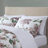 Comforter Set Cal King / King Size, Cal King Floral With Bed Sheets, Soft Brushed Microfiber, Elegant Mauve & Green Design, Hypoallergenic & Machine Washable-122444116-122444121