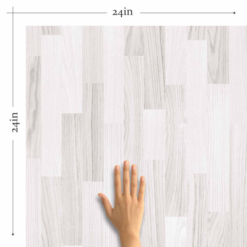 Carreau de papier peint adhésif 24 po l, L 126 po x l 24 po