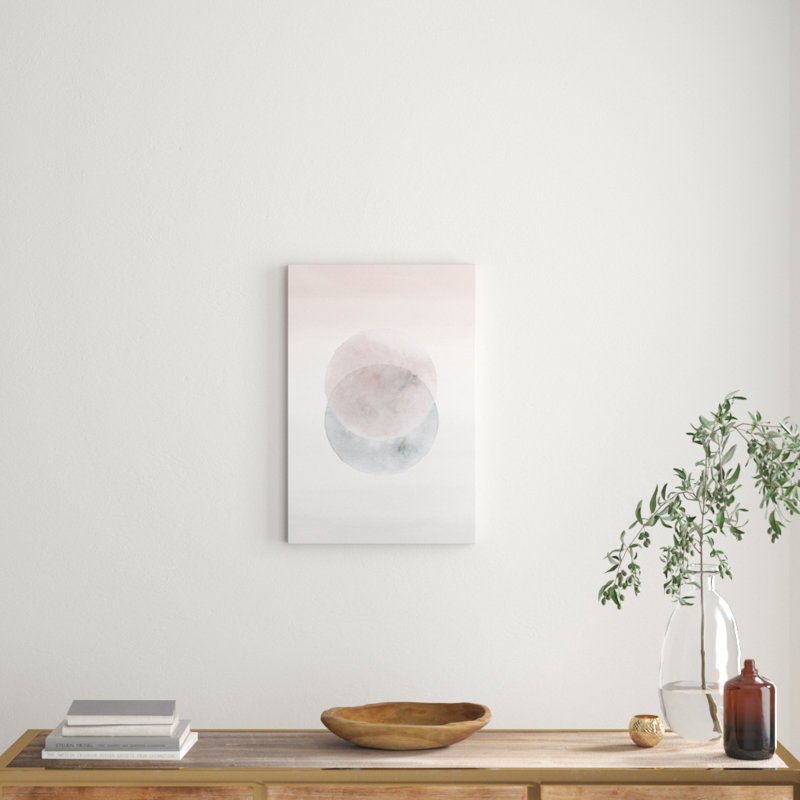 Waning Moons 1 Piece Wrapped Canvas Painting, 61cm H x 41cm W x 3.81cm D